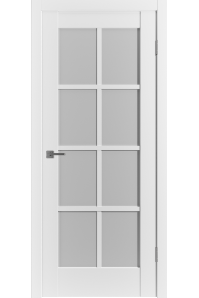 Межкомнатная дверь VFD Emalex Ice ER1 ДО White Cloud