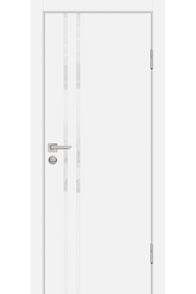 Дверь Profilo Porte P-11 Белый со стеклом Белоснежный лакобель Дверь Profilo Porte P-11 Белый со стеклом Белоснежный лакобель