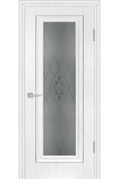 Дверь Profilo Porte PSB-25 Пломбир со стеклом Сатинат Дверь Profilo Porte PSB-25 Пломбир со стеклом Сатинат