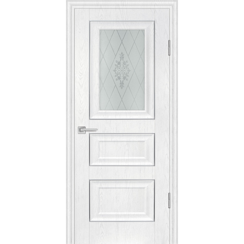 Дверь Profilo Porte PSB-29 Пломбир со стеклом Сатинат