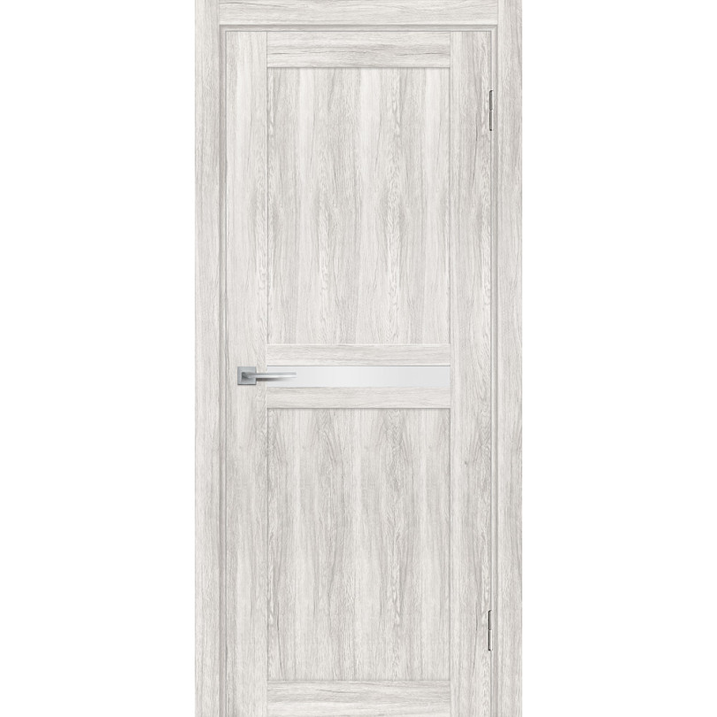 Дверь Profilo Porte PSL-3 сан-ремо Крем со стеклом Белый сатинат