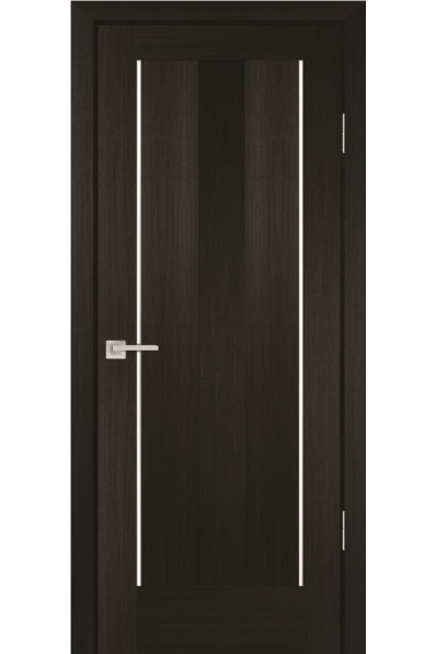 Дверь Profilo Porte PS-01 Мокко со стеклом Белый сатинат