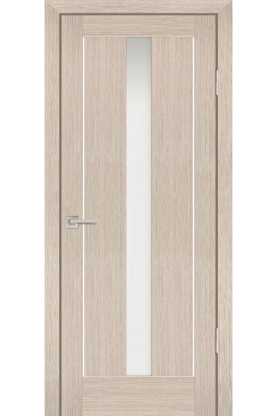 Дверь Profilo Porte PS-02 Капучино Мелинга со стеклом Белый сатинат Дверь Profilo Porte PS-02 Капучино Мелинга со стеклом Белый сатинат