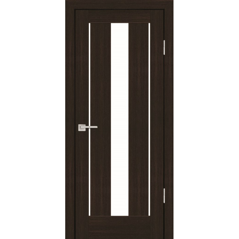 Дверь Profilo Porte PS-02 Венге Мелинга со стеклом Белый сатинат