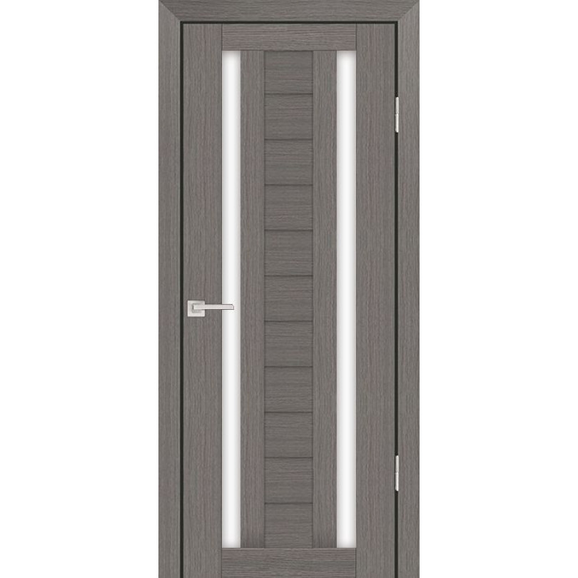 Дверь Profilo Porte PS-15 Грей Мелинга со стеклом Белый сатинат
