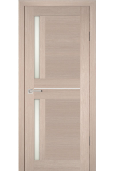 Дверь Profilo Porte PS-19 Капучино Мелинга со стеклом Белый сатинат Дверь Profilo Porte PS-19 Капучино Мелинга со стеклом Белый сатинат
