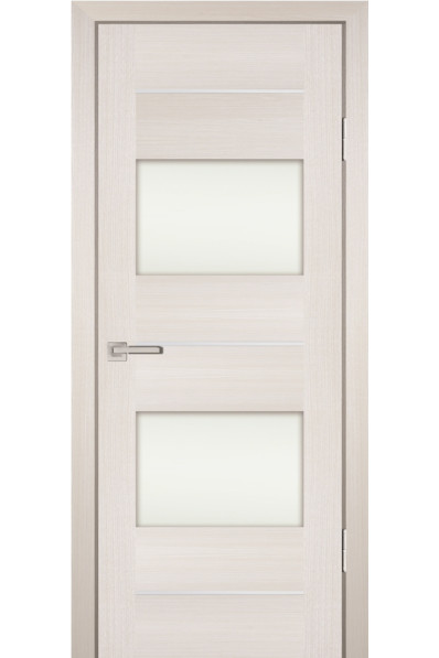 Дверь Profilo Porte PS-21 ЭшВайт Мелинга со стеклом Белый сатинат Дверь Profilo Porte PS-21 ЭшВайт Мелинга со стеклом Белый сатинат