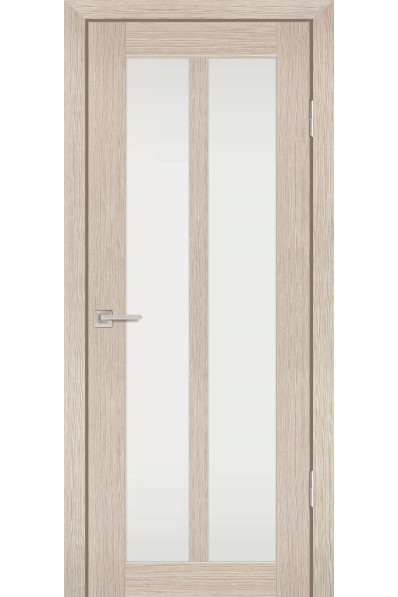 Дверь Profilo Porte PS-22 Капучино Мелинга со стеклом Белый сатинат Дверь Profilo Porte PS-22 Капучино Мелинга со стеклом Белый сатинат