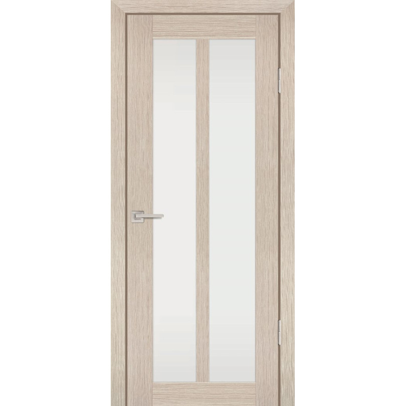 Дверь Profilo Porte PS-22 Капучино Мелинга со стеклом Белый сатинат