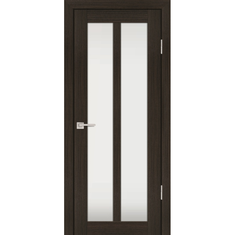 Дверь Profilo Porte PS-22 Мокко со стеклом Белый сатинат