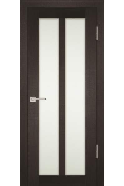 Дверь Profilo Porte PS-22 Венге Мелинга со стеклом Белый сатинат