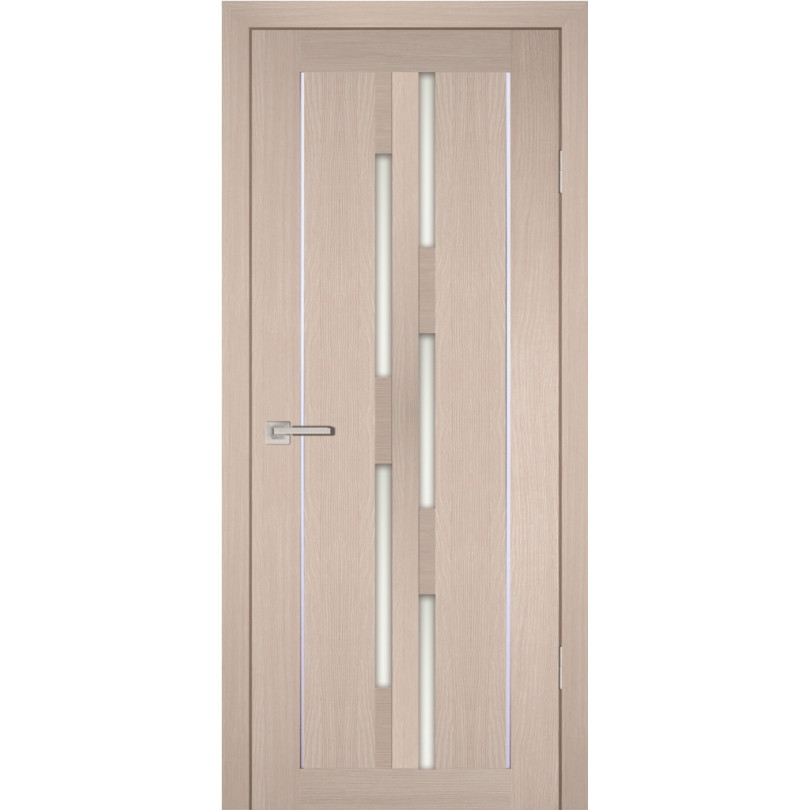 Дверь Profilo Porte PS-33 Капучино Мелинга со стеклом Белый сатинат