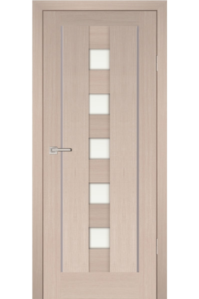 Дверь Profilo Porte PS-34 Капучино Мелинга со стеклом Белый сатинат Дверь Profilo Porte PS-34 Капучино Мелинга со стеклом Белый сатинат