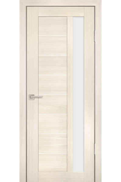 Дверь Profilo Porte PS-40 ЭшВайт Мелинга со стеклом Белый сатинат Дверь Profilo Porte PS-40 ЭшВайт Мелинга со стеклом Белый сатинат