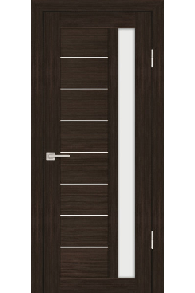 Дверь Profilo Porte PS-40 Венге Мелинга со стеклом Белый сатинат Дверь Profilo Porte PS-40 Венге Мелинга со стеклом Белый сатинат