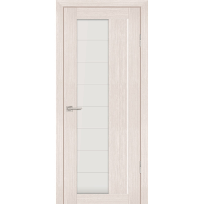 Дверь Profilo Porte PS-41 ЭшВайт Мелинга со стеклом Белый сатинат