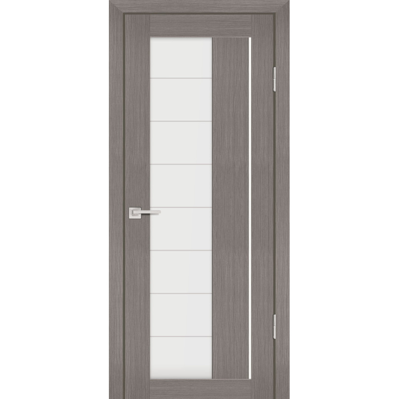 Дверь Profilo Porte PS-41 Грей Мелинга со стеклом Белый сатинат