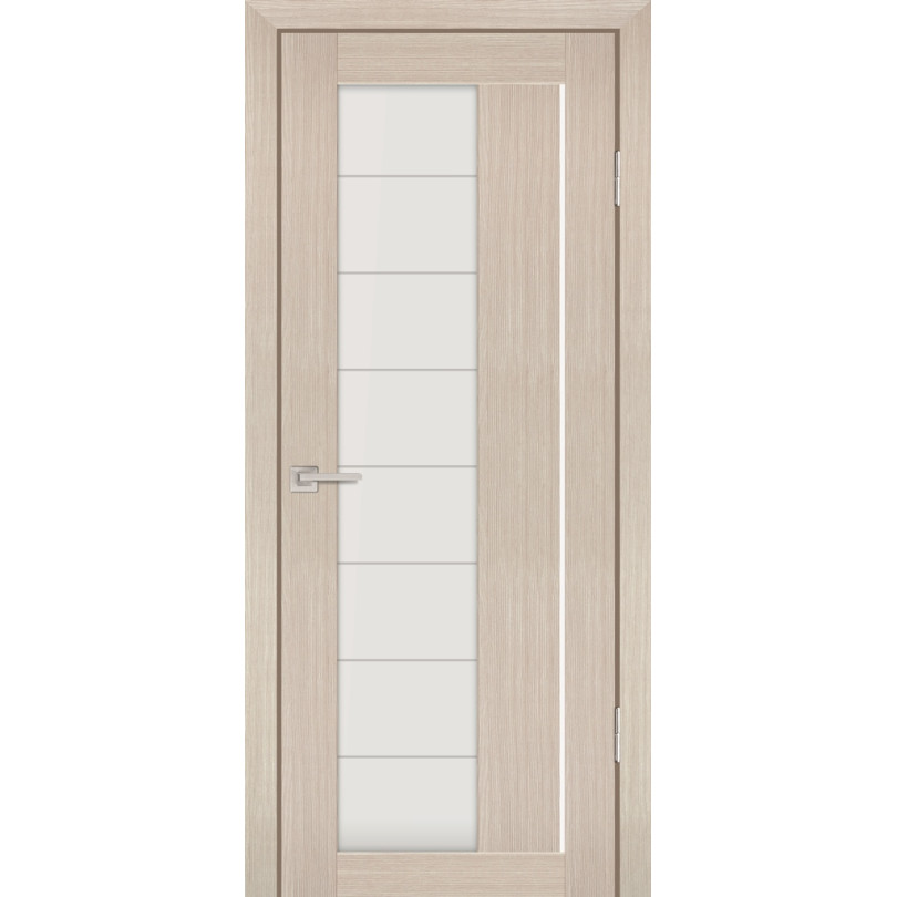 Дверь Profilo Porte PS-41 Капучино Мелинга со стеклом Белый сатинат
