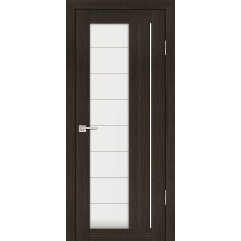 Дверь Profilo Porte PS-41 Мокко со стеклом Белый сатинат