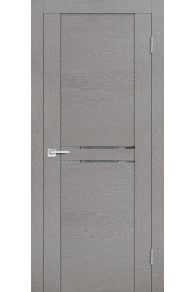 Дверь Profilo Porte PST-4 Серый ясень со стеклом Зеркало Дверь Profilo Porte PST-4 Серый ясень со стеклом Зеркало