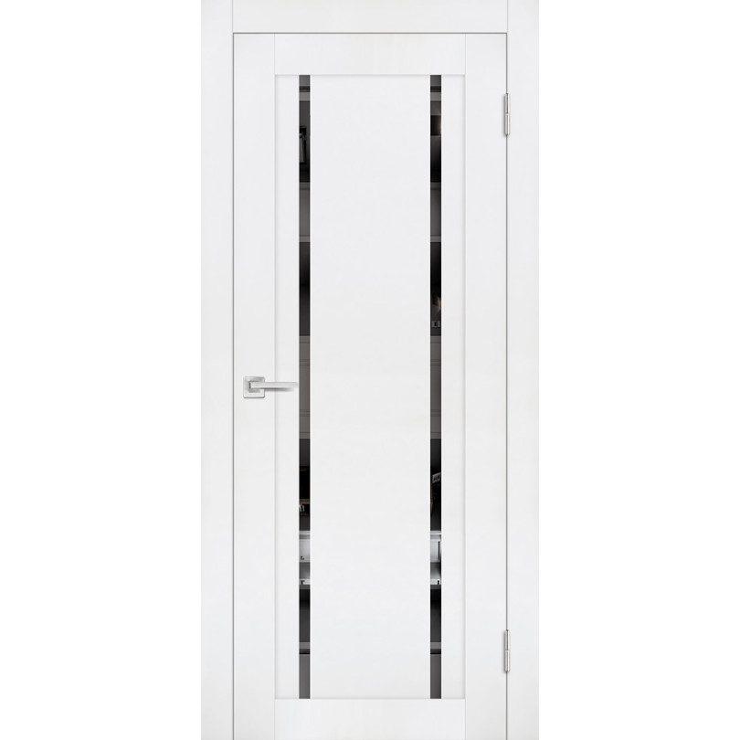 Дверь Profilo Porte PST-9 Белый бархат со стеклом Зеркало