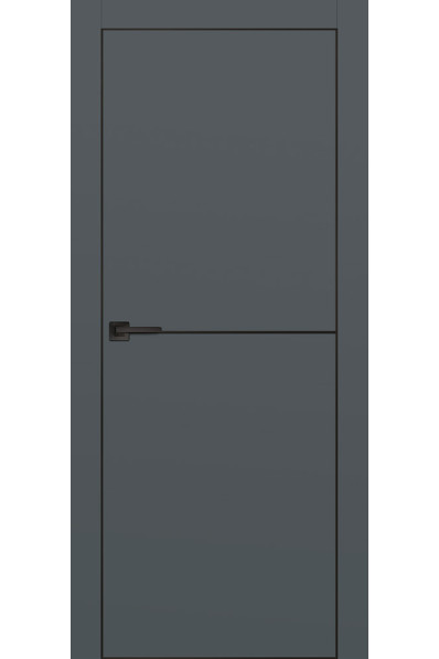 Дверь Profilo Porte PX-19 черная кромка Графит