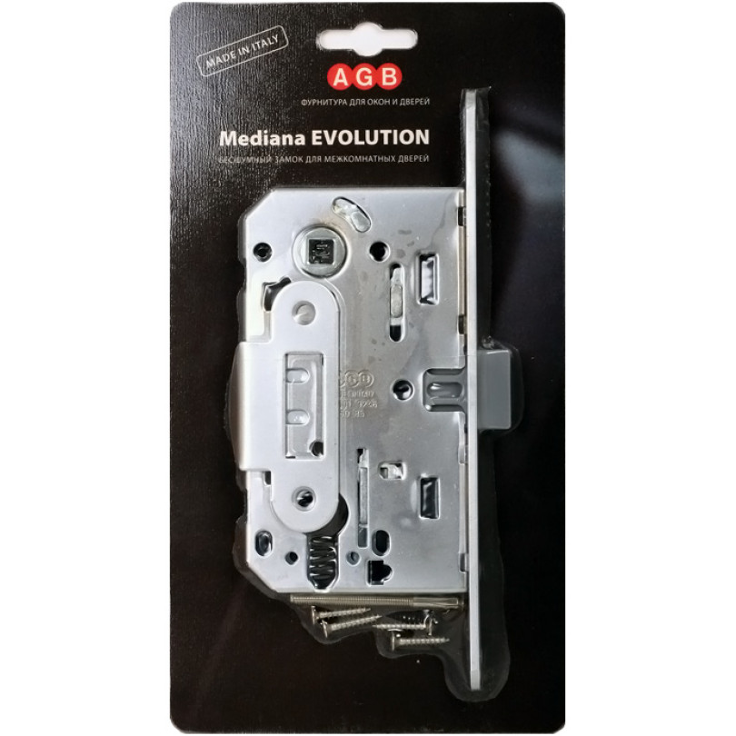 Корпус замка под цил. MEDIANA EVOLUTION B01103.50.34.567 с отв. планкой B01000.13 (мат хром)