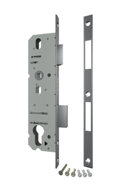 Корпус узкопрофильного замка с защелкой PROF4916-40/92 CP хром