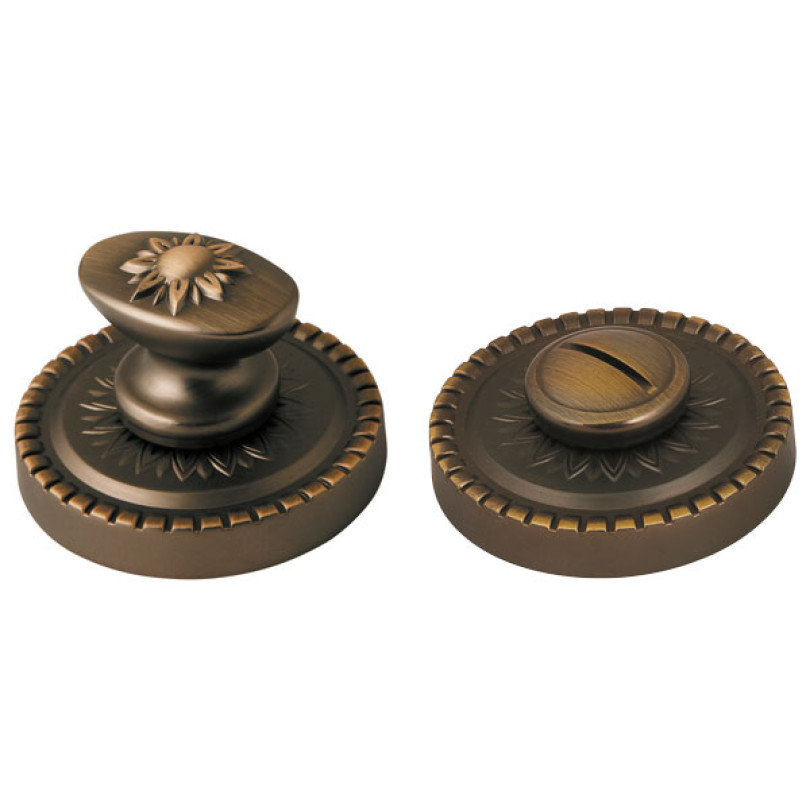 Ручка поворотная BK6.R.CL55 (BK6/CL) BB-17 коричневая бронза