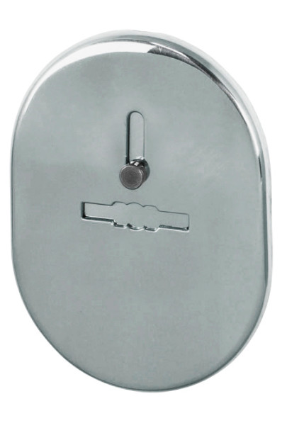 Накладка на сувальдный замок ESC.S-lift.SF/OV.476 (ESC 476) с шторкой СР хром
