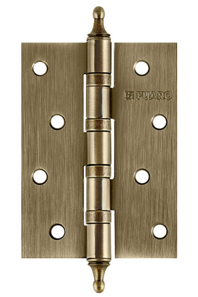 Петля универсальная IN4400UA-BL AB (4BB/A/BL 100x75x2,5) бронза БЛИСТЕР