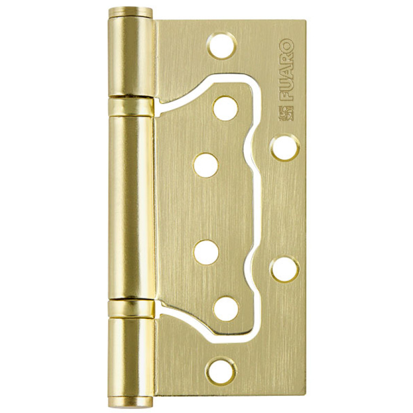 Петля универсальная без врезки IN4500W SB (500-2BB 100x2,5) мат. золото