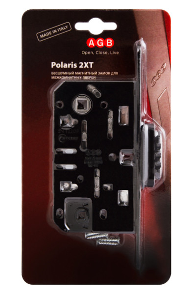 Корпус замка магнит. под цил. MEDIANA POLARIS B06103.50.93.567 с отв. планк B02402.05 (черный)