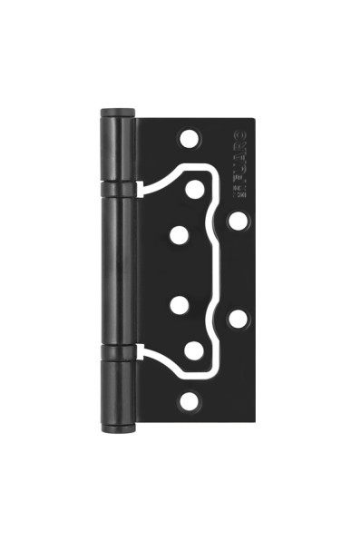Петля универсальная без врезки IN4500W BL (500-2BB 100x2,5) черный матовый