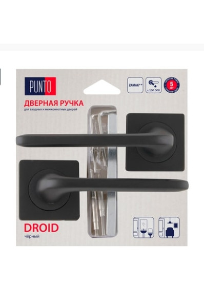 Ручка раздельная DROID ZQ/HD BL-24 черный